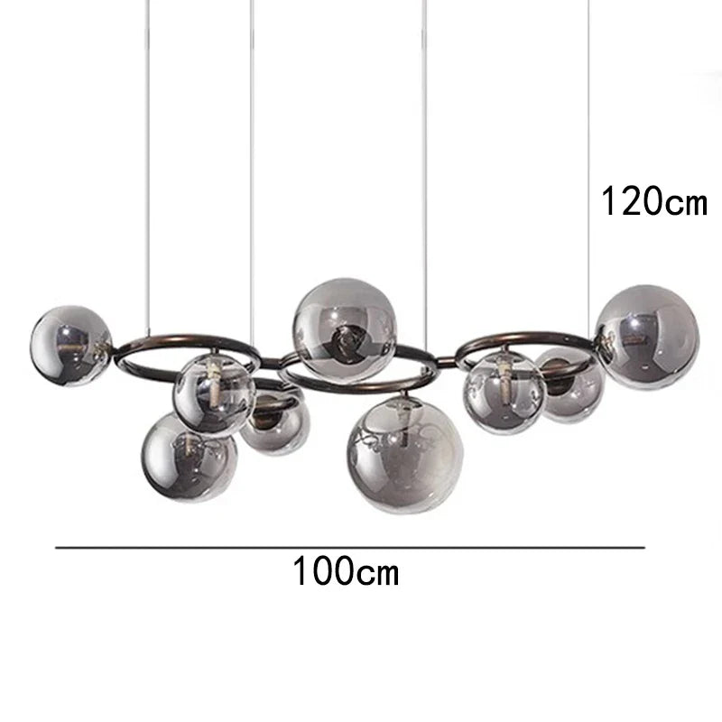 Afralia™ Nordic Dining Room Pendant Light Chandelier for Living Room