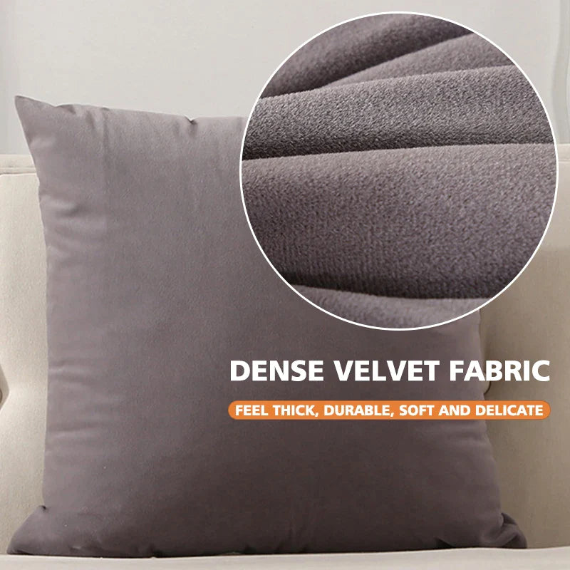 Afralia™ Velvet Cushion Cover 50*50cm - Home Sofa Car Decor Pillow Cover