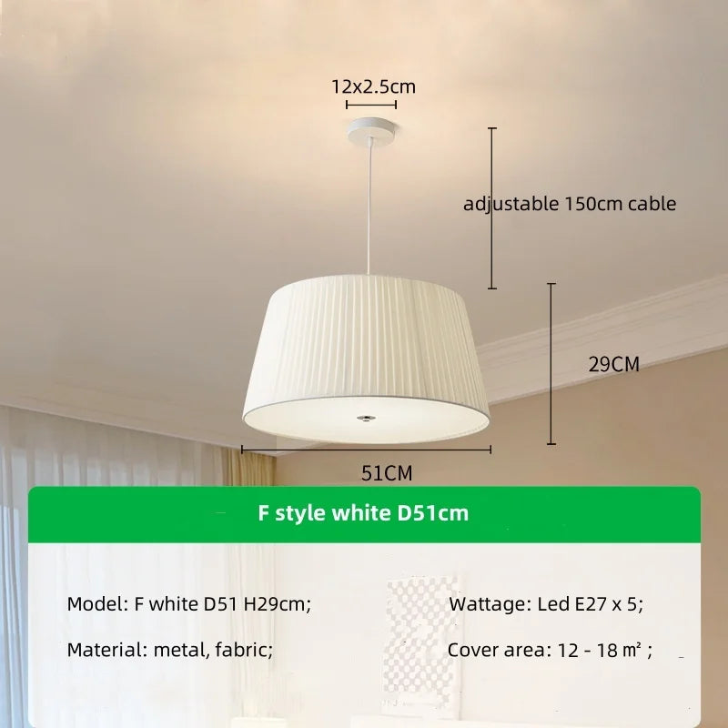 Afralia™ Modern Minimalist E27 LED Pendant Chandelier for Dining Room and Bar