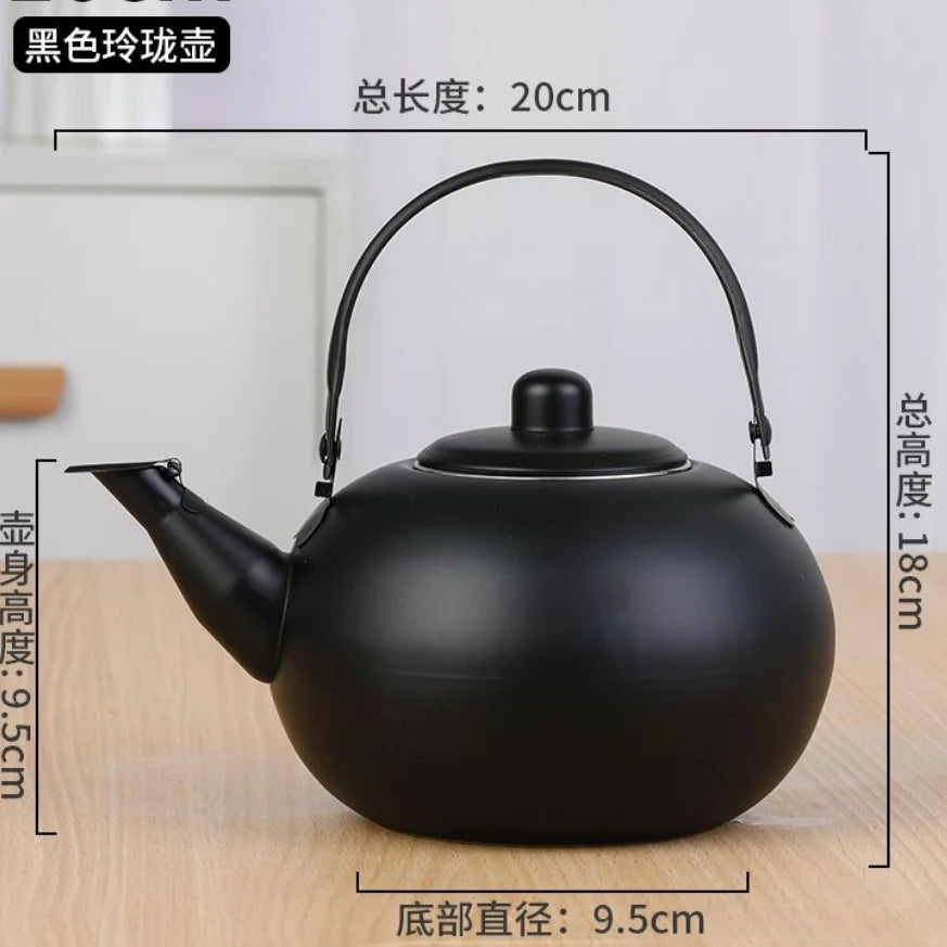 Afralia™ Stainless Steel Tea Kettle with Infuser Filter, Coffee & Green Tea Cookware