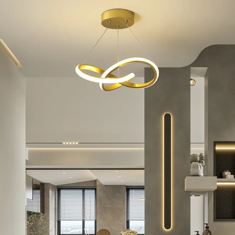 Afralia™ Contemporary Chandelier for Corridor, Restaurant, Hallway - Modern Minimalist Design