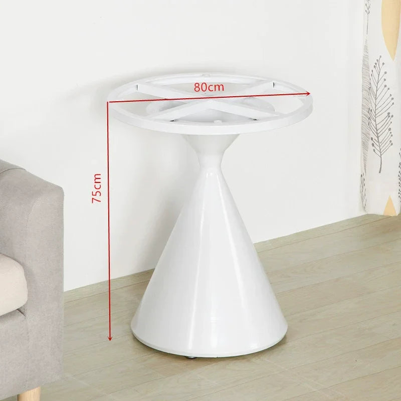 Afralia™ Metal Tea Table Leg Sofa Support Frame for Dining & Balcony Furniture