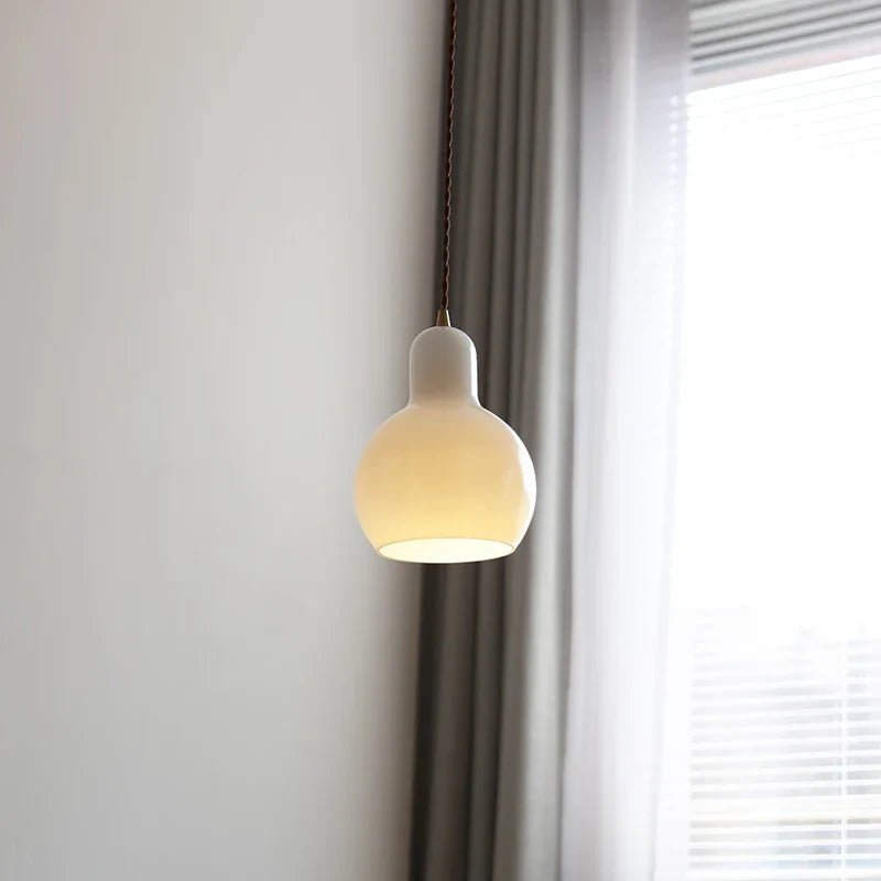 Afralia™ Glass LED Pendant Lamp | Adjustable Nordic Hanging Light
