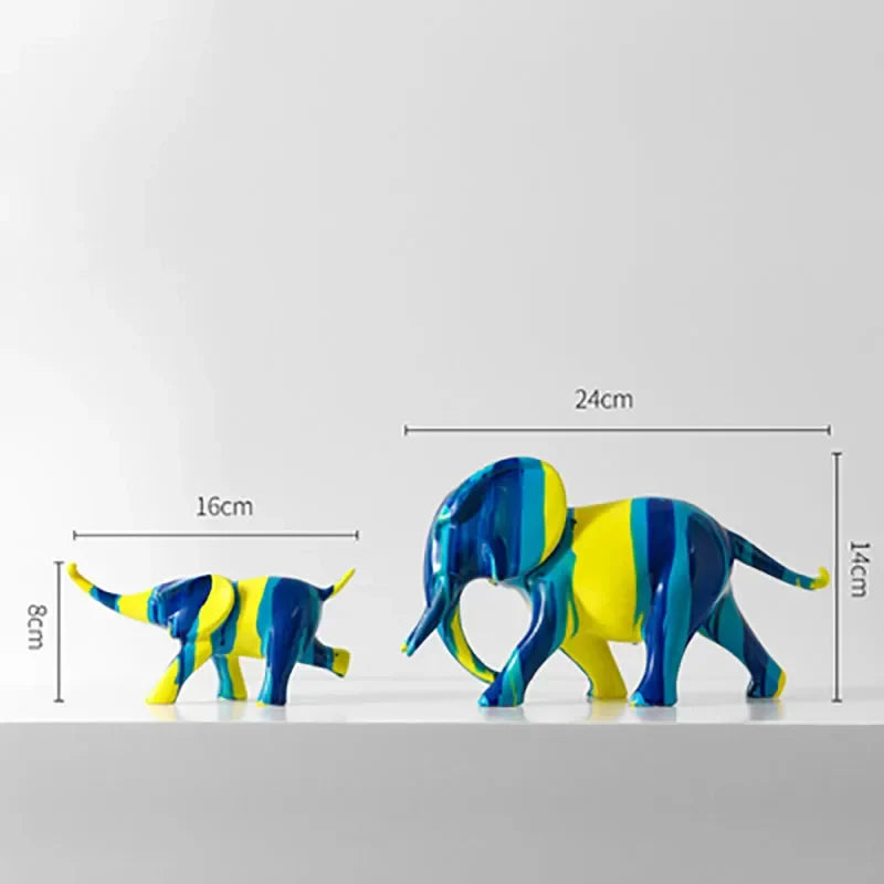 Afralia™ Animal Resin Statue Collection: Abstract Horse Cow French Bullfighting Dog Sculpture