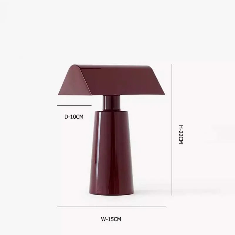 Afralia™ Wireless Charging Table Lamp Touch Switch Desk Light for Bedroom