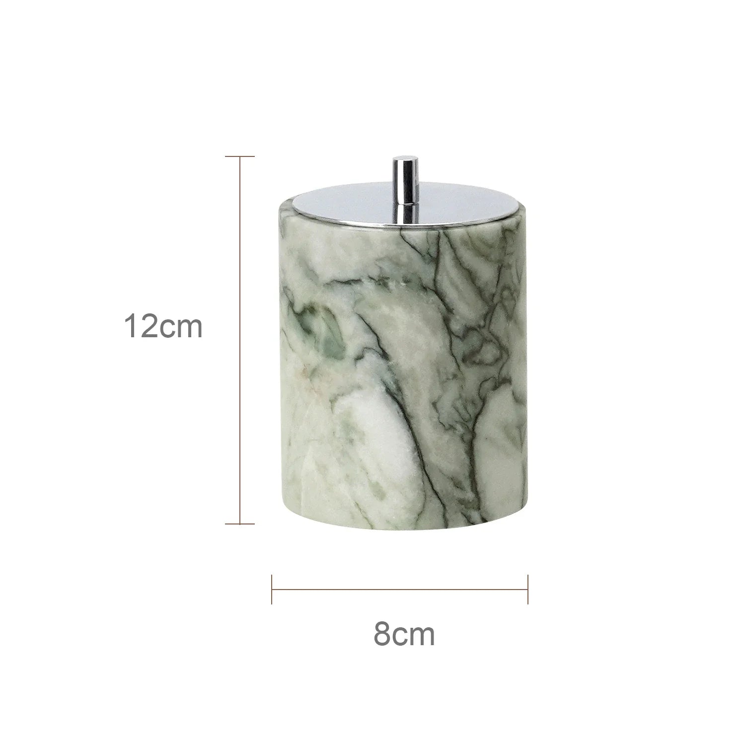Afralia™ Emerald Marble Bathroom Set Luxury Accessories Vanity Tray & Reed Diffuser