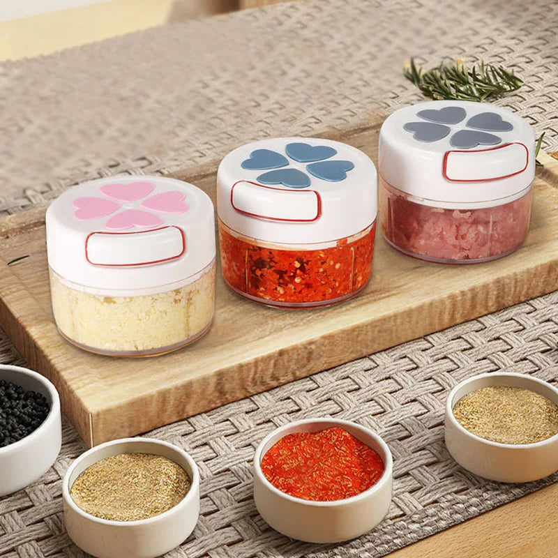 Afralia™ Kitchen Garlic Ginger Chopper Grinder Cutter Meat Crusher Vegetable