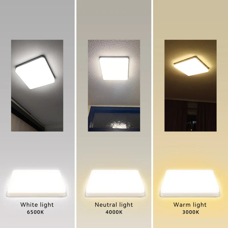 Afralia™ Square LED Kitchen Ceiling Lamp - Modern Chandelier Fixture for Home Decor