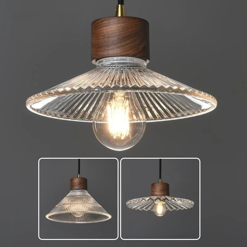 Afralia™ Glass LED Pendant Light - Modern Nordic Hanging Lamp for Home and Dining