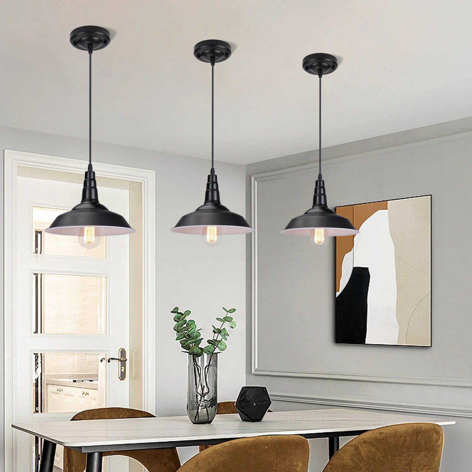 Afralia™ Industrial Pendant Lamp: Modern Retro Loft Chandelier for Kitchen, Living Room.