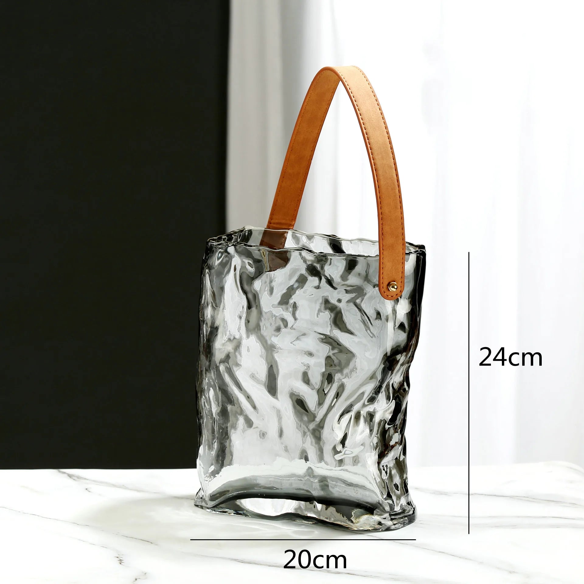 Afralia™ Clear Glass Vase Hydroponic Terrarium Decor Home Flower Accessories