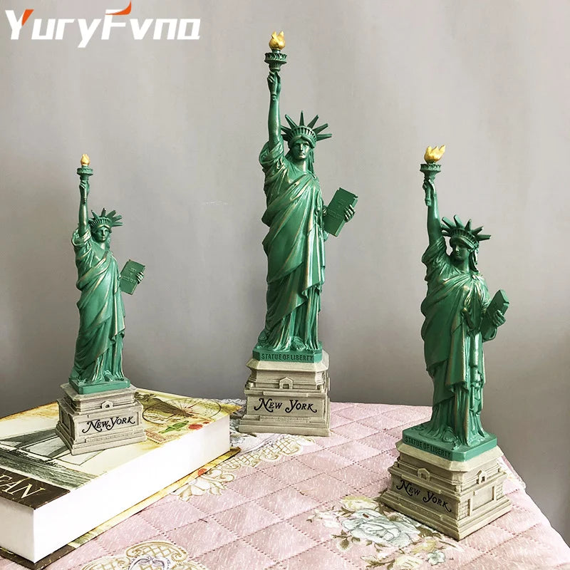 Afralia™ Liberty Statue Desk Model Collectible Office Home Décor Souvenir