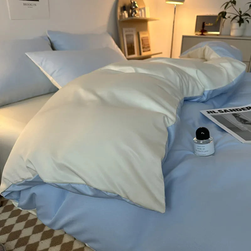 Afralia™ Summer 2025 Nude Skin-Friendly Bed Sheet Set for Double-Sided Sleeping