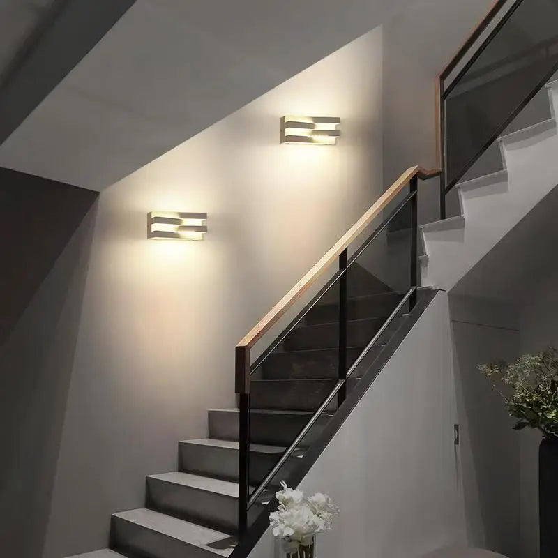 Afralia™ Alumunim IP65 Outdoor Wall Lamp Sconce for Villa Porch Gate Lighting