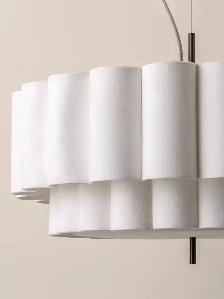 Afralia™ Bohemia Fabric Chandelier Pendant Lamp for Living Room, Bedroom - Modern Indoor Lighting Fixtures