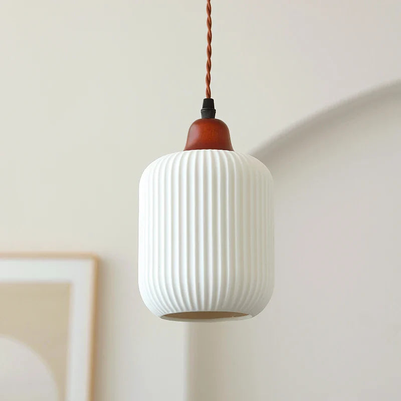 Afralia™ Ceramic LED Pendant Light for Home Decor and Indoor Lighting