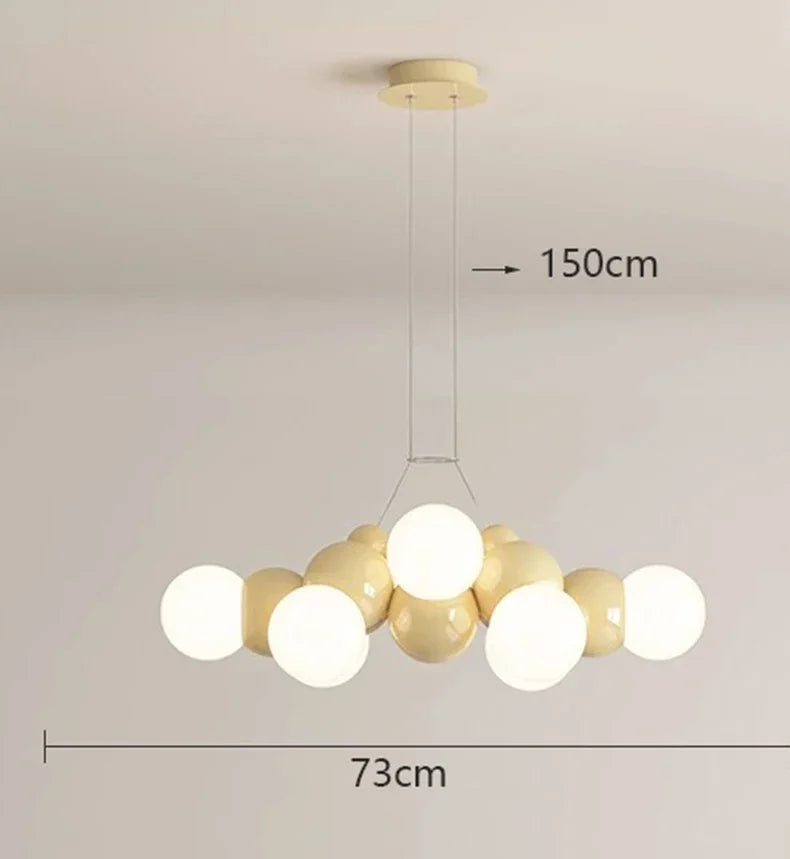 Afralia™ Elegant Chandelier Ceiling Pendant Light Fixture for Dining Room, Salon & Indoor Lighting