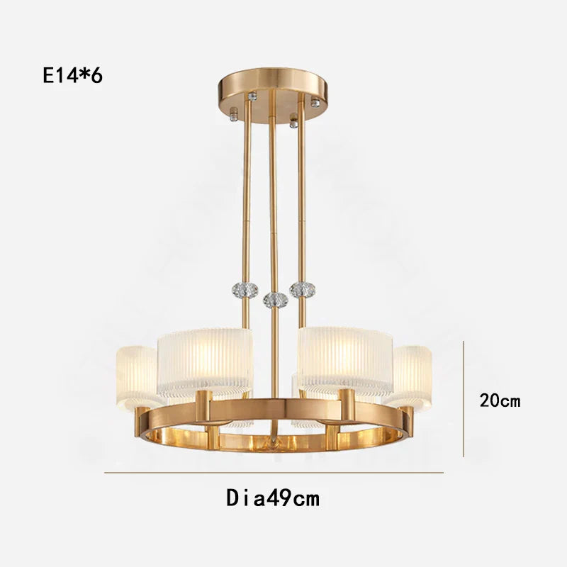 Afralia™ Luxury Glass Crystals Chandelier with LED Lighting for Elegant Ceiling Decor