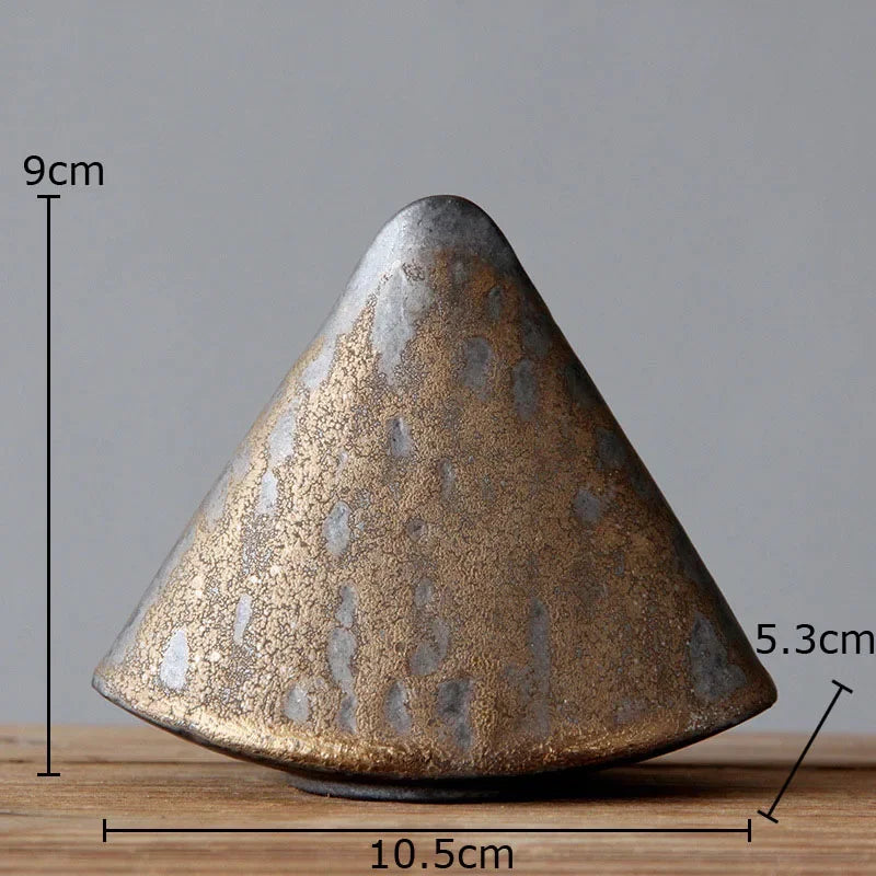 Afralia™ Coarse Pottery Vase Small Flower Pot Room Aesthetic Decor