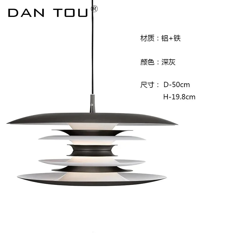 Afralia™ Iron Art Flying Saucer Pendant Lights Living/Dining Room Restaurant LED E27