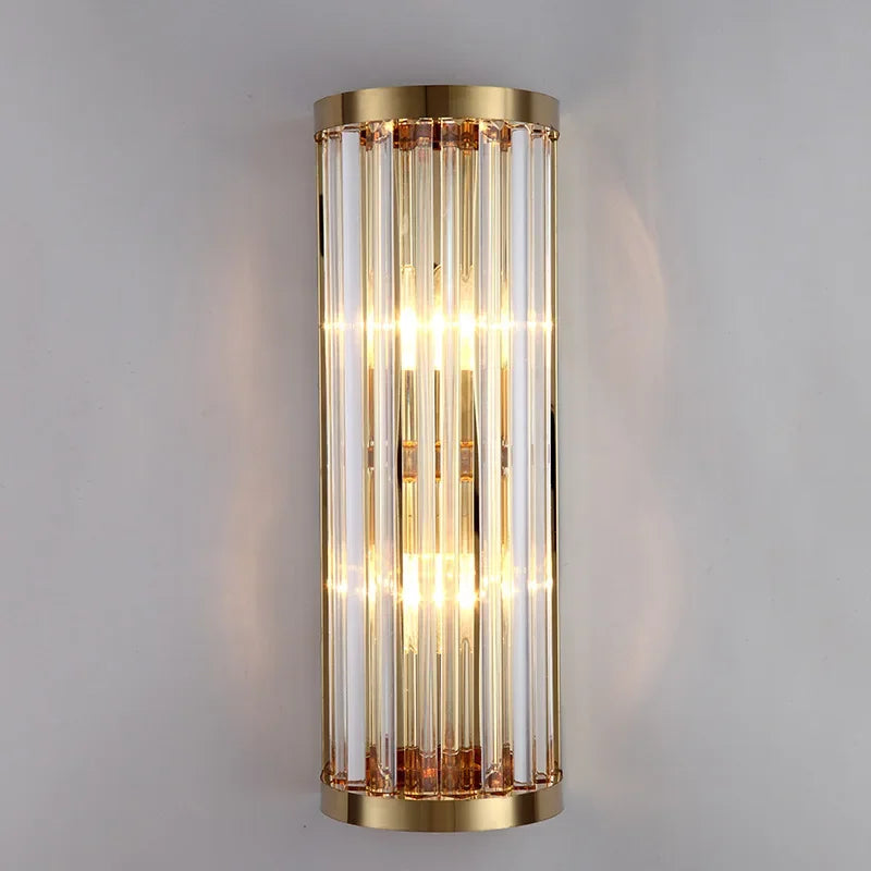 Afralia™ Crystal Wall Lamp: Elegant Wall Lighting for Home Decor