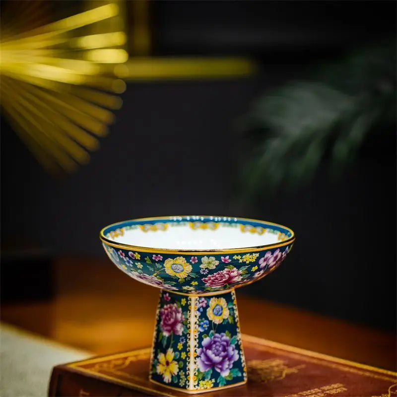 Afralia™ Ceramic Fruit Plate Large Capacity for Living Room Home Decor Refreshment