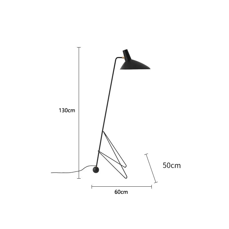 Afralia™ Tripod Floor Lamp Stand for Living Room Bedroom Lighting