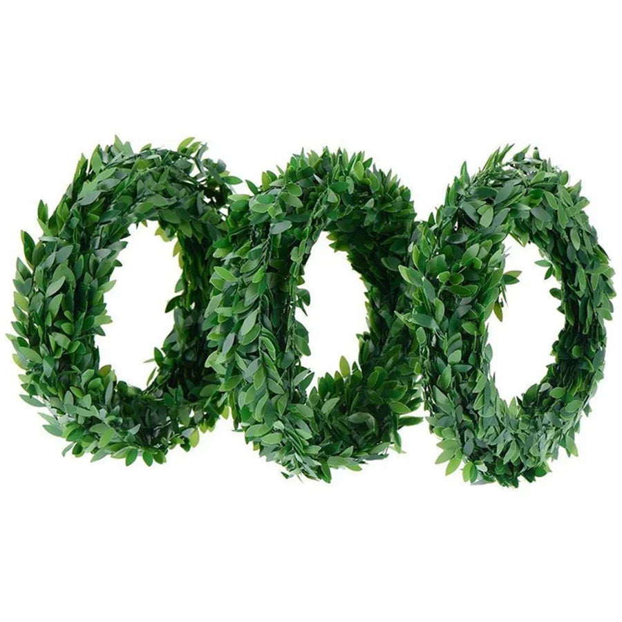 Afralia™ Artificial Ivy Leaf Wreath Vines for Home, Wedding, Christmas, Indoor Outdoor Decor