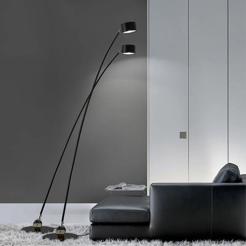 Afralia™ Nordic Sampei Floor Lamp: Minimalist LED Standing Light for Villa, Hotel, Bedroom