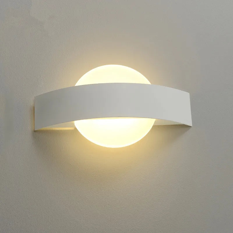 Afralia™ Modern Acrylic LED Wall Lights for Living Room Bedroom Staircase Corridor Lighting