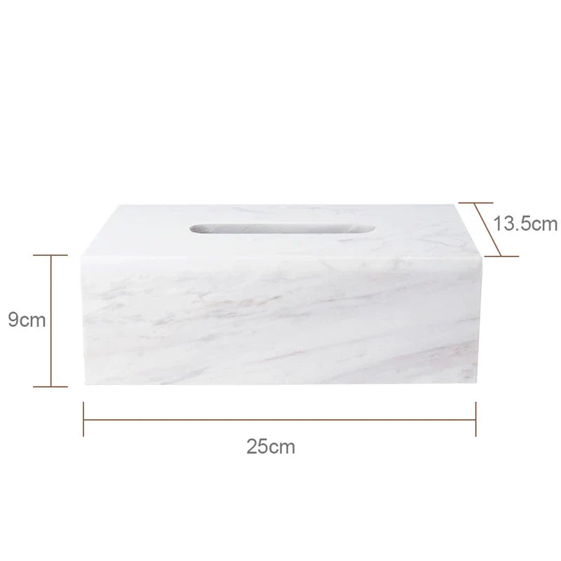 Afralia™ Volakos White Marble Bathroom Set: Soap Dispenser, Makeup Rack, Vanity Tray