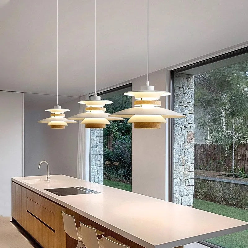 Afralia™ Modern LED Pendant Light Chandeliers for Living Room and Dining Room