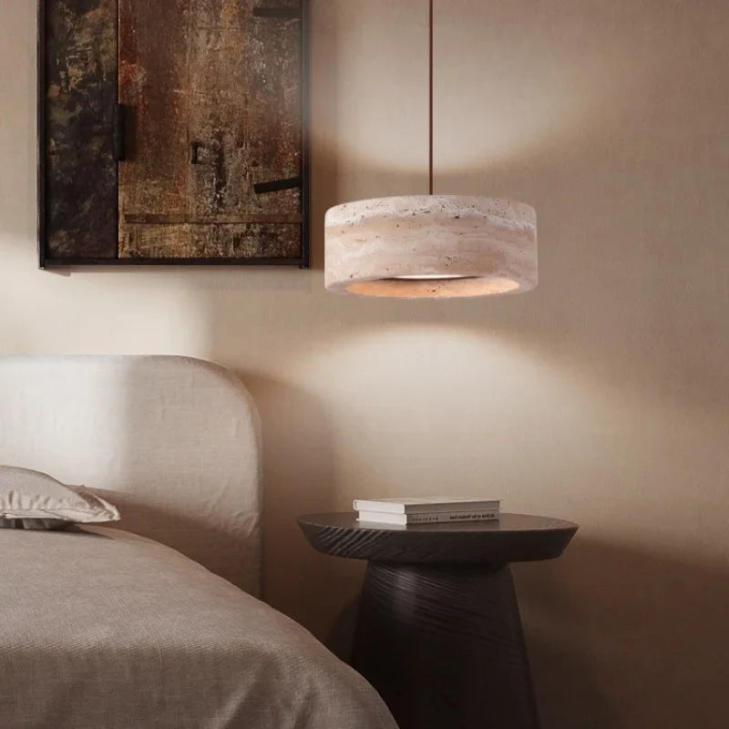 Afralia™ Stone LED Pendant Lights for Bedroom Living Room Kitchen Interior Lighting