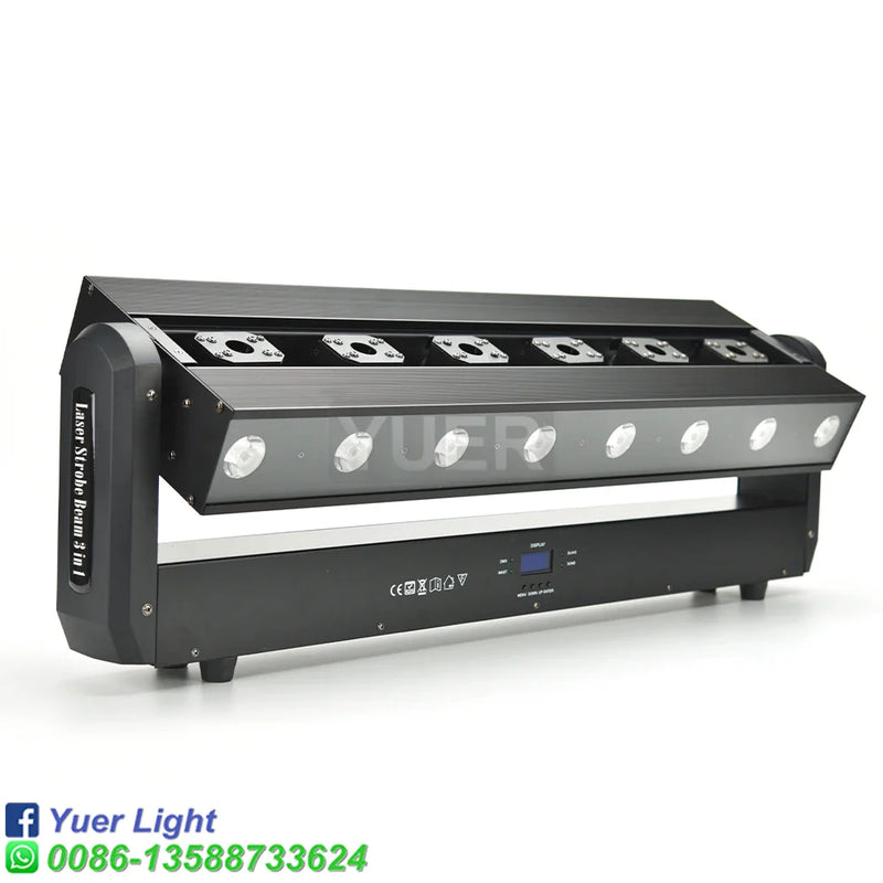 Afralia™ RGB Laser Beam Strobe Bar for DJ Disco Party Events