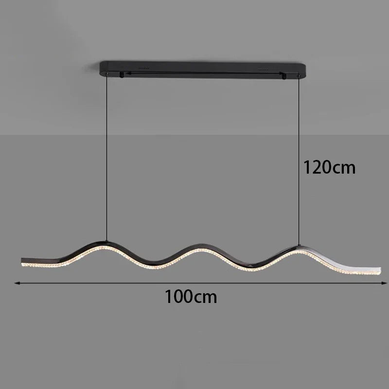 Afralia™ Modern LED Pendant Chandeliers for Living and Dining Rooms