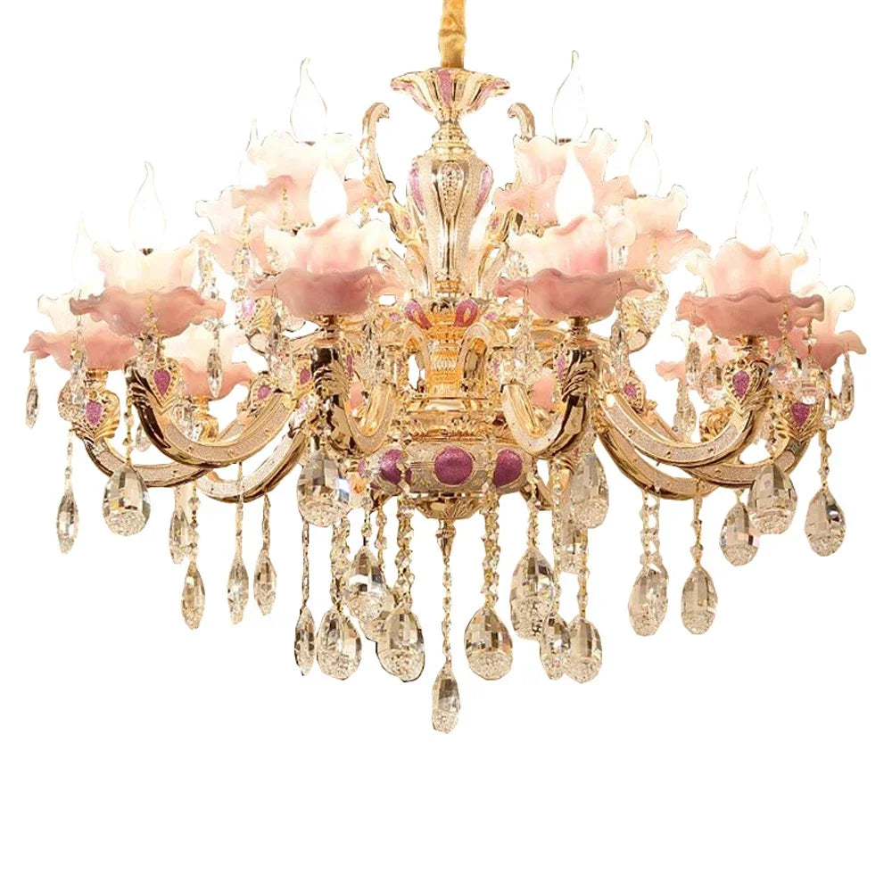Afralia™ Crystal Chandelier: Modern European Living Room Lighting for a Stylish Ambiance