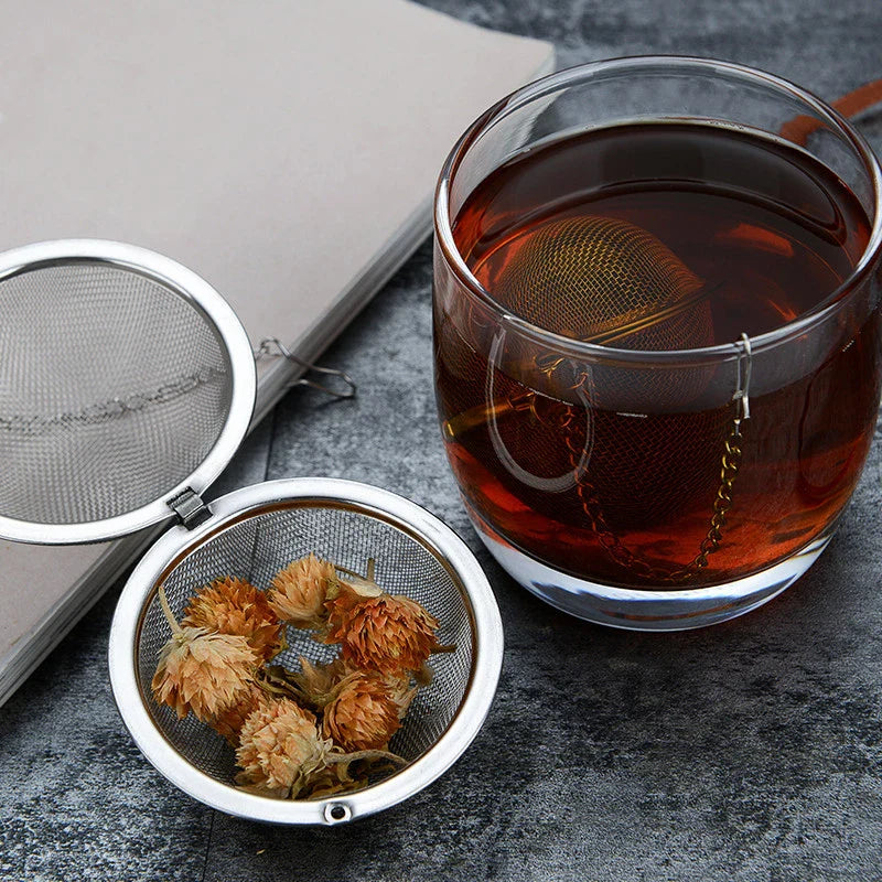 Afralia™ Stainless Steel Tea Infuser Sphere Strainers with Hook - Set of 3