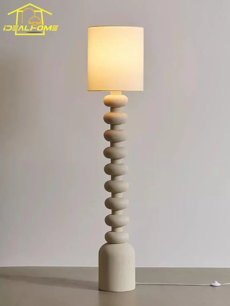 Afralia™ Minimalist Resin Floor Lamp LED E27 for Living Room Bedroom Hotel Club