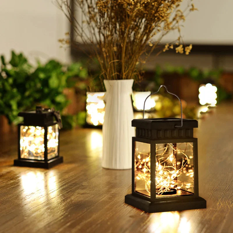 Afralia™ Solar Lantern Light: Outdoor Waterproof LED Atmosphere Garden Lamp