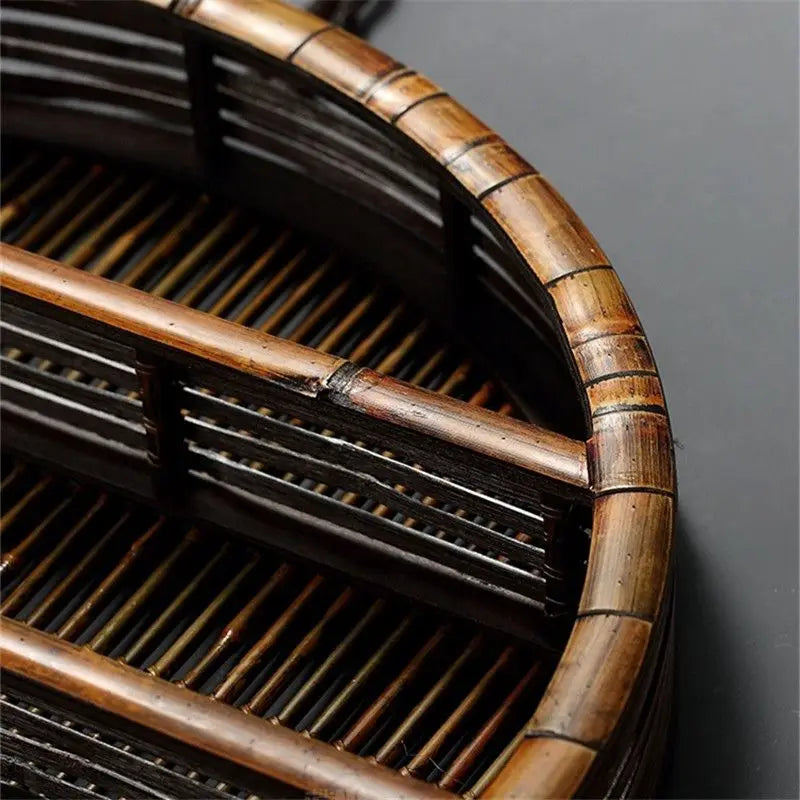 Afralia™ Zen Bamboo Shelves Teapot Rack Multi Layer Display Stand