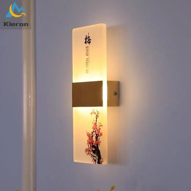 Afralia™ Flower LED Wall Lamp for Bedroom Study Restaurant Living Room Decor