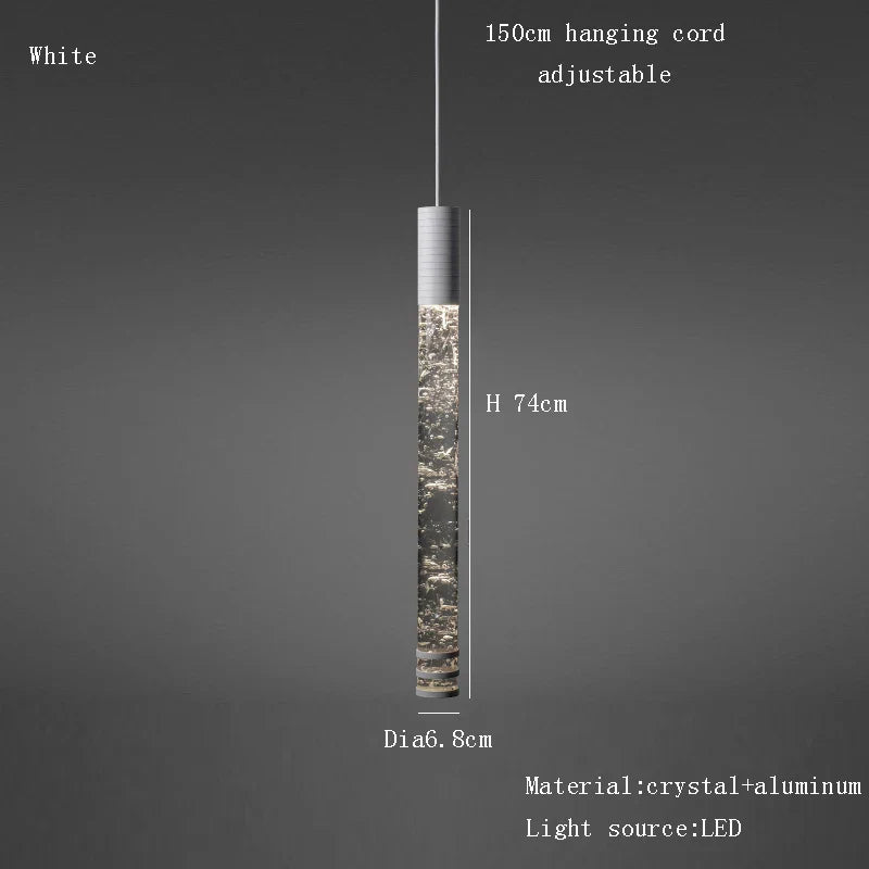 Afralia™ Crystal Pendant Lights for Kitchen Island and Business Place Lighting