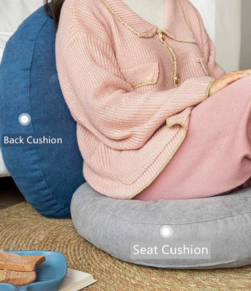 Afralia™ Round Floor Seat Pillow for Meditation Yoga Tatami Kids Pouf Sofa Chair