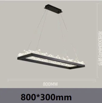 Afralia™ Crystal LED Pendant Lights: Modern Gold Black Industrial Lamp for Stylish Illumination