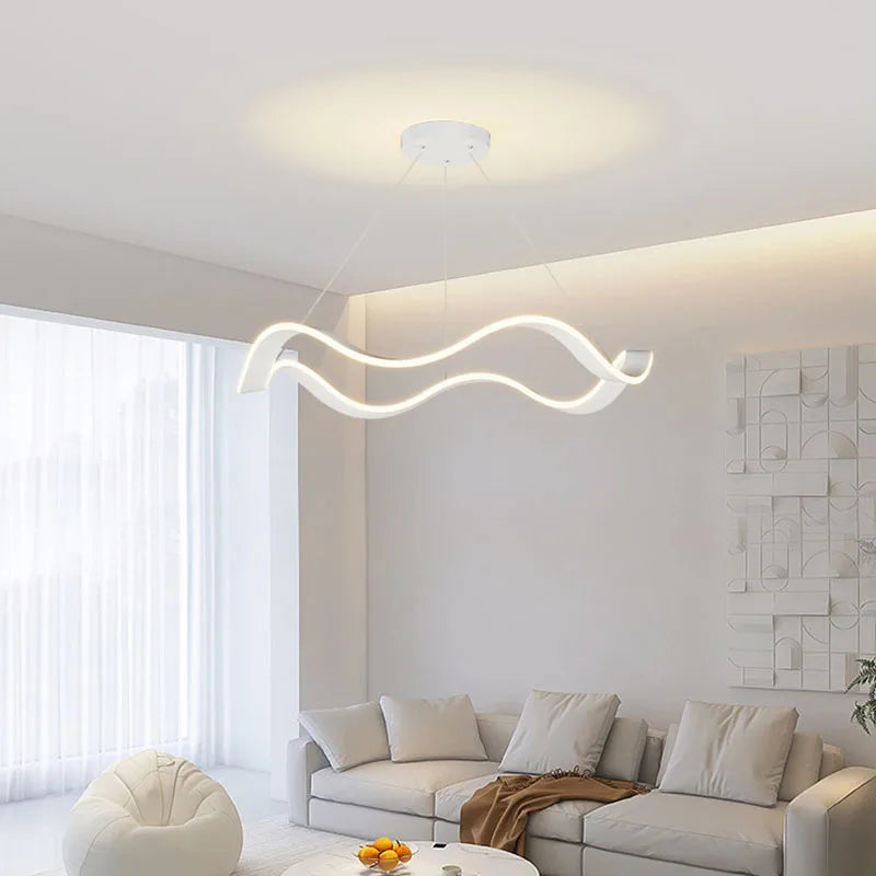 Afralia™ Nordic LED Pendant Light - Adjustable Chandelier for Elegant Home Decor