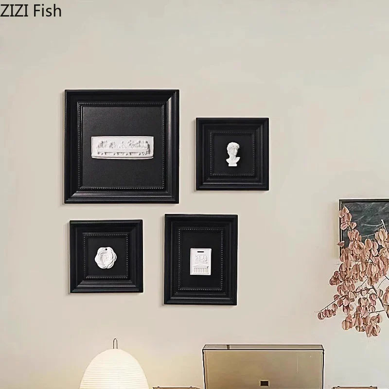 Venus Figure Plaster Statue Wall Ornament by Afralia™ for Living Room Decoration