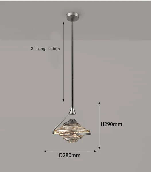 Afralia™ Minimal Bedroom Glass Pendant Lamp for Modern Living