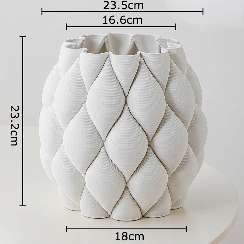 Afralia™ Minimalist Ceramic Vase for Creative Plant Pot Decoration and Flower Arrangement