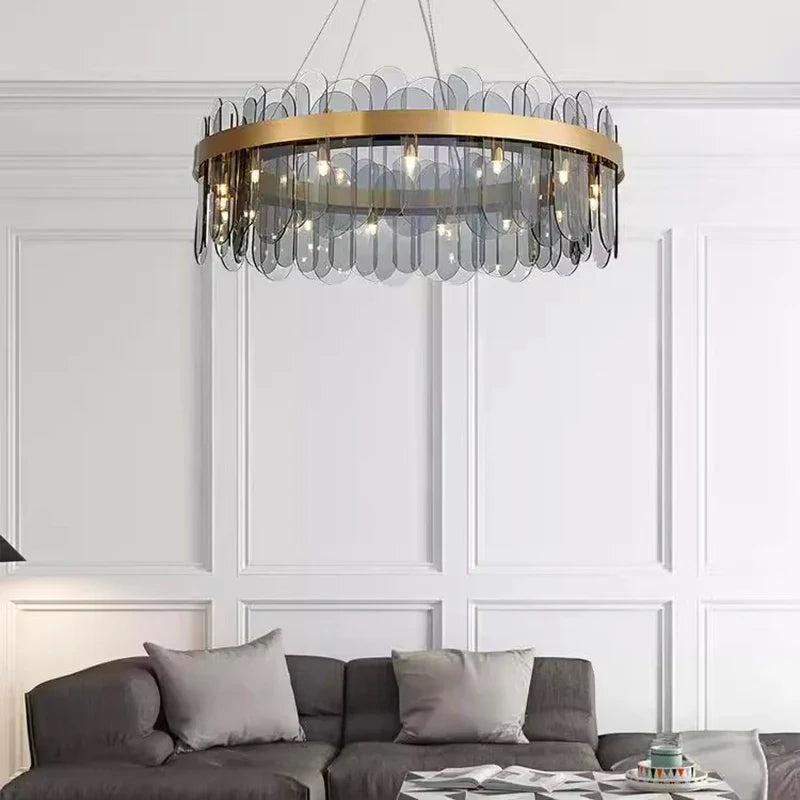 Afralia™ Modern LED Pendant Chandeliers for Living Room and Dining Room Lighting