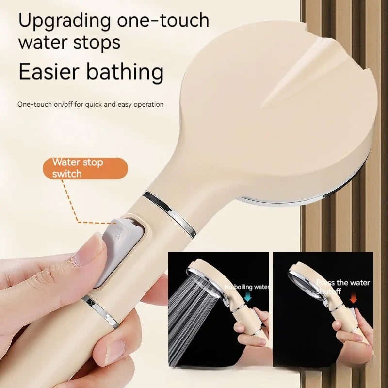 Afralia™ High Pressure Filterable Handheld Shower Head for Water Saving and Negative Ion Rain